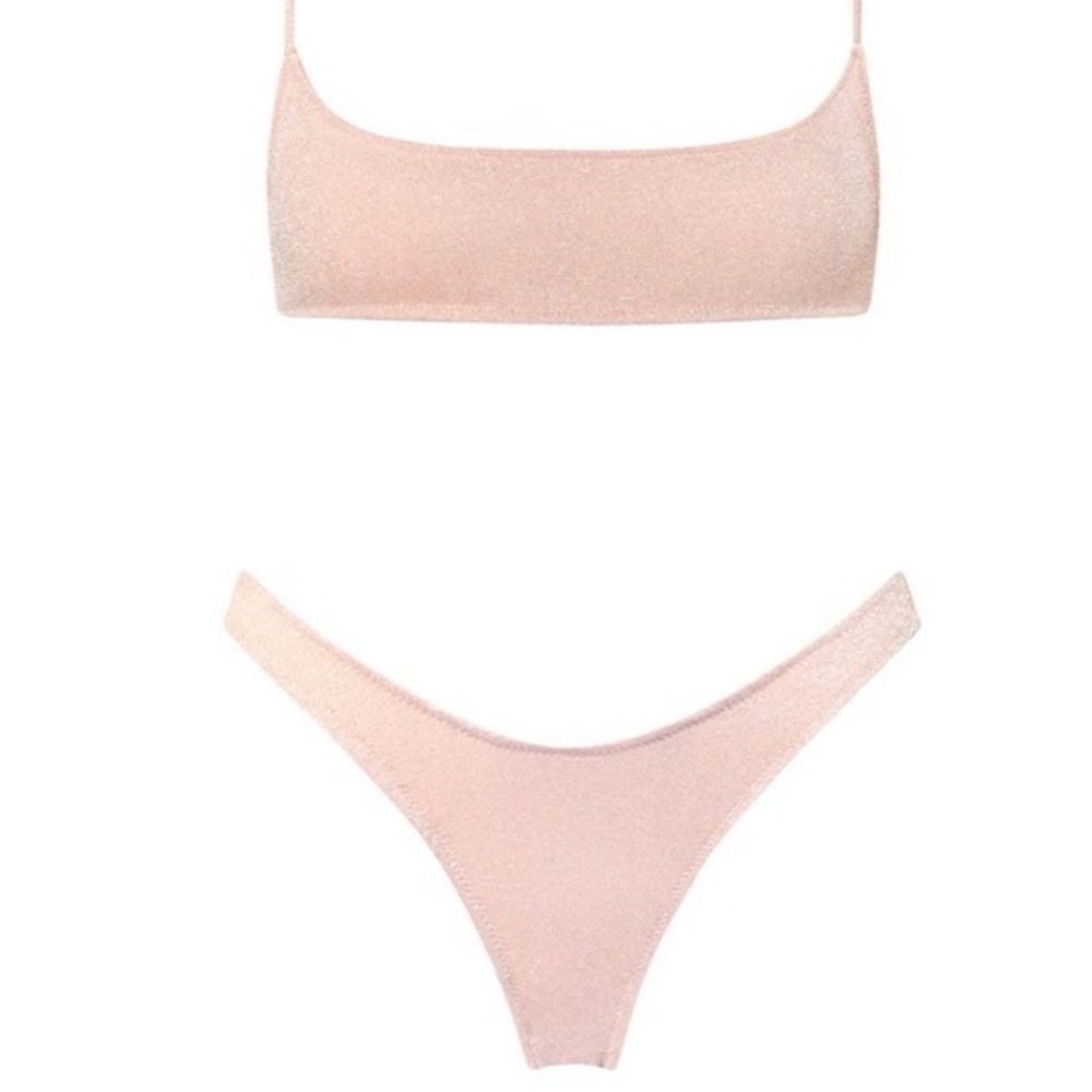 Triangl Pink Mica Sparkle Bikini
